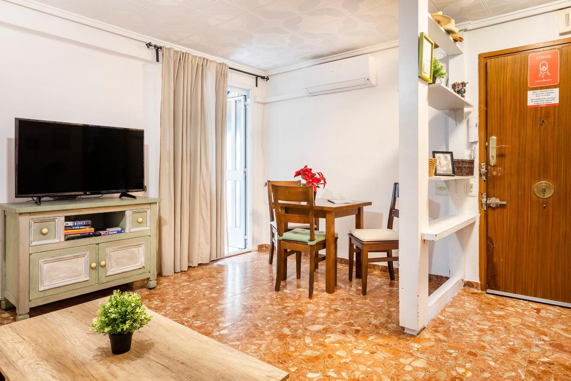 Big Apartment At Beach With Terrace Valencie Exteriér fotografie