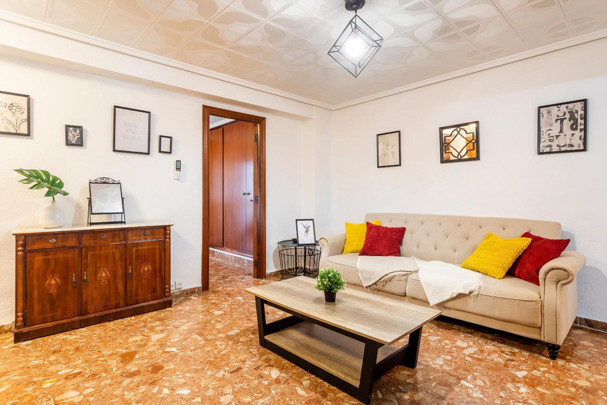 Big Apartment At Beach With Terrace Valencie Exteriér fotografie