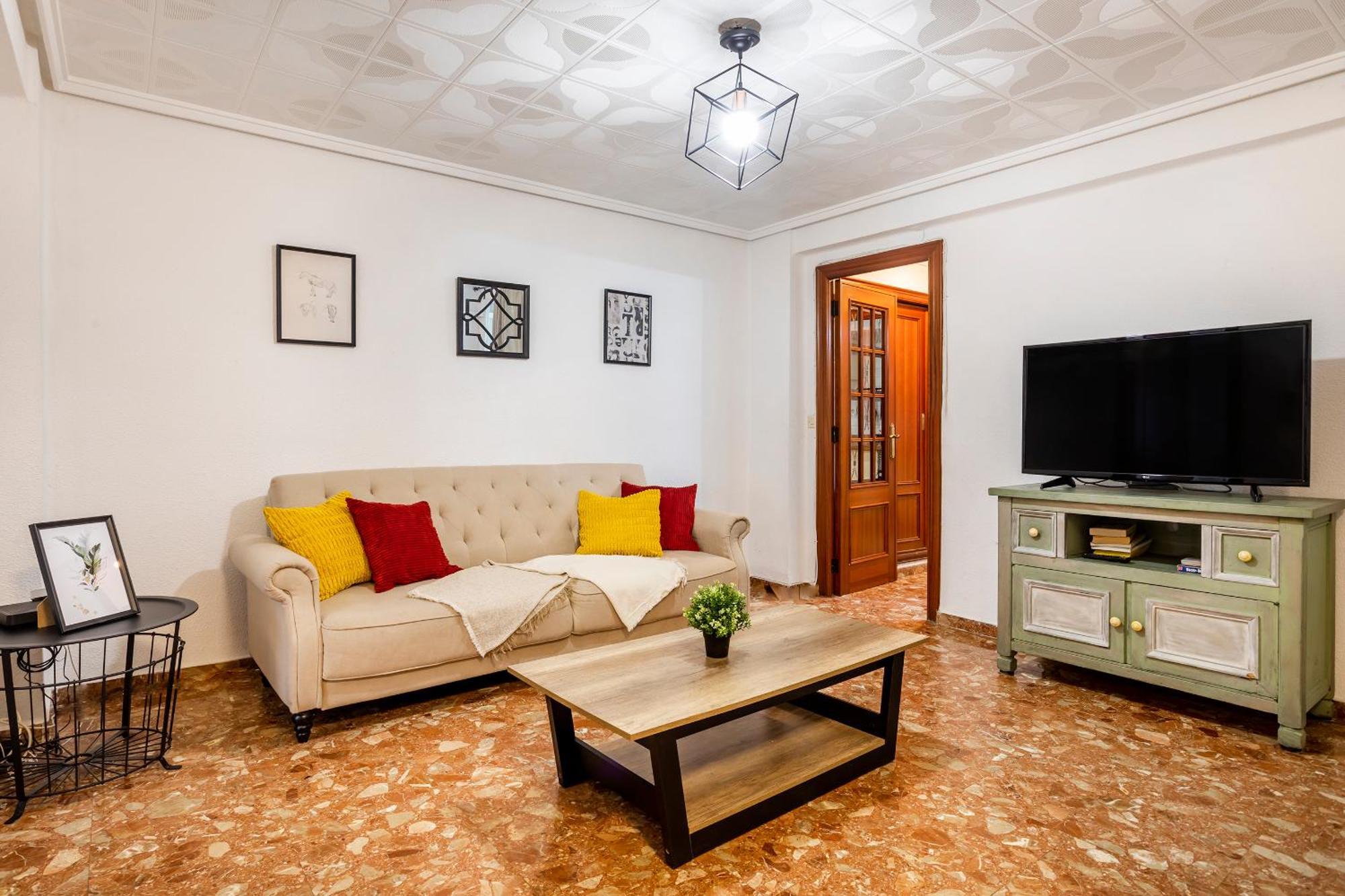 Big Apartment At Beach With Terrace Valencie Exteriér fotografie